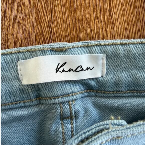KanCan High Rise Stretch Light Wash Flare Jeans Size 11/29 - Picture 3 of 9